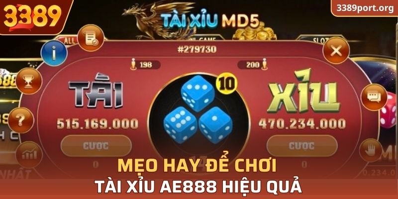 Mẹo hay để người mới có thể chơi Tài Xỉu AE888 hiệu quả