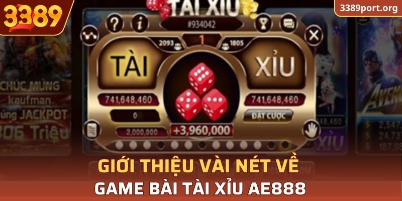 Vài thông tin về game bài Tài Xỉu 3389 cùng nhà cái 3389